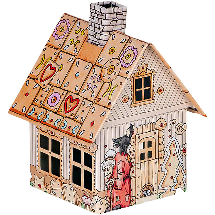 Metal Smoking Hut  -  "Hansel & Gretel"  -  9,8cm / 3.9 inch