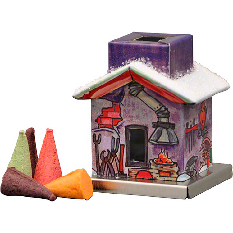 Metal Smoking Hut  -  Little One  -  Forge  -  4,5cm / 1.8 inch