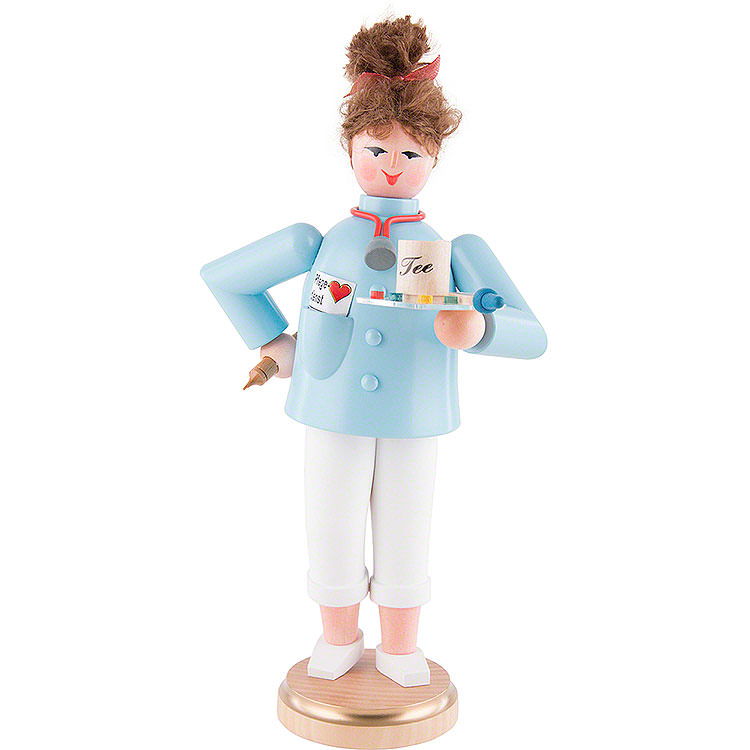 Ruchermnnchen Altenpflegerin  -  23cm