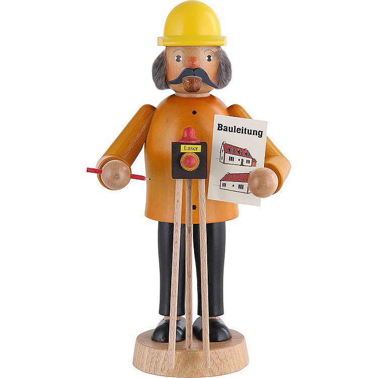 Ruchermnnchen Bauleiter  -  17cm