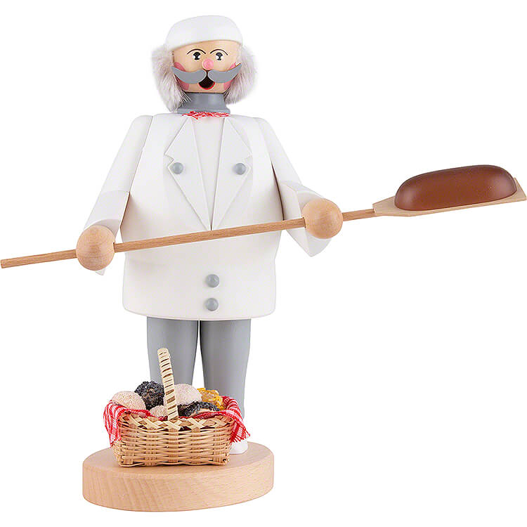 Ruchermnnchen Bcker wei  -  22cm