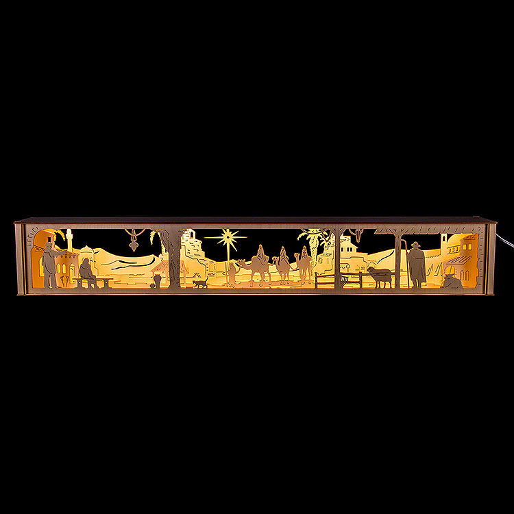 Schwibbogen - Unterbau "Bethlehem"  -  67x10cm
