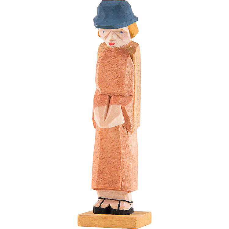Shepherd standing praying  -  7cm / 2.8 inch