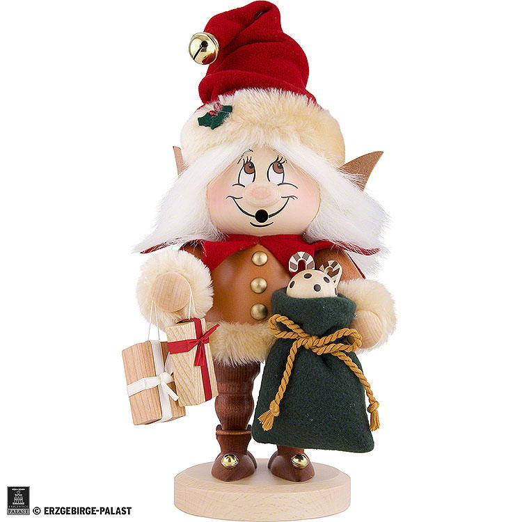 Smoker  -  Gnome Christmas Elf  -  31,5cm / 12.4 inch