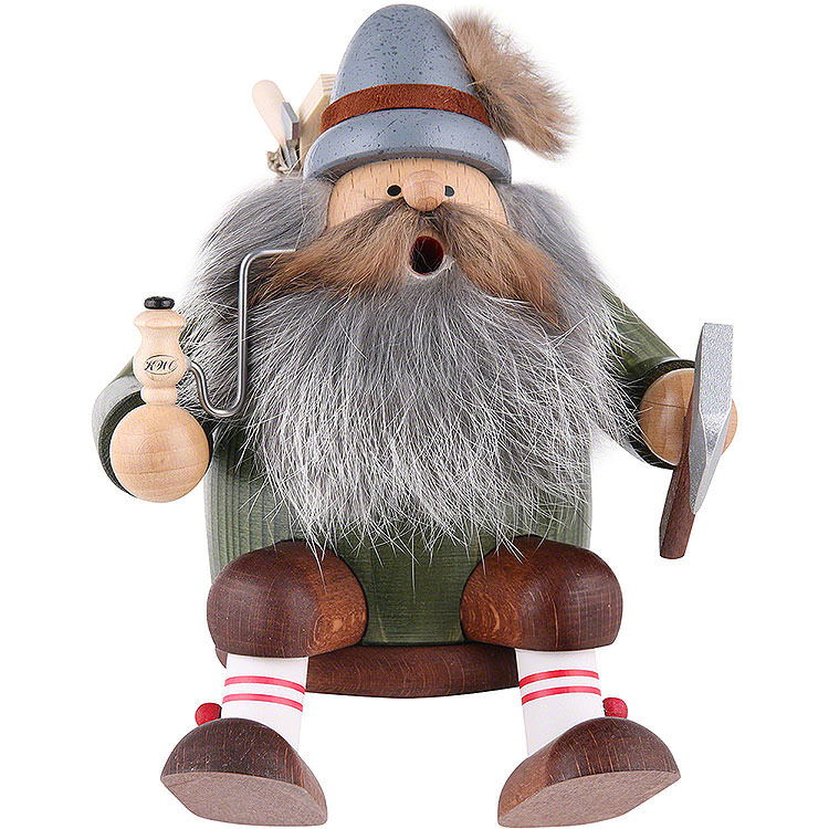 Smoker  -  Woodchopper  -  Shelf Sitter  -  16cm / 6 inch