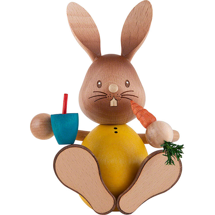Stupsi Hase mit Mhre und Becher  -  12cm