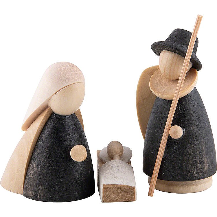 The Holy Family Natural/Anthracite  -  Mini  -  5cm / 2 inch