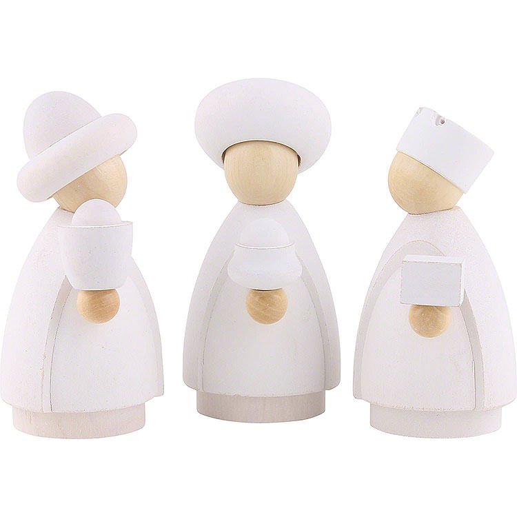 The Three Wise Men White/Natural  -  Small  -  7cm / 2.8 inch