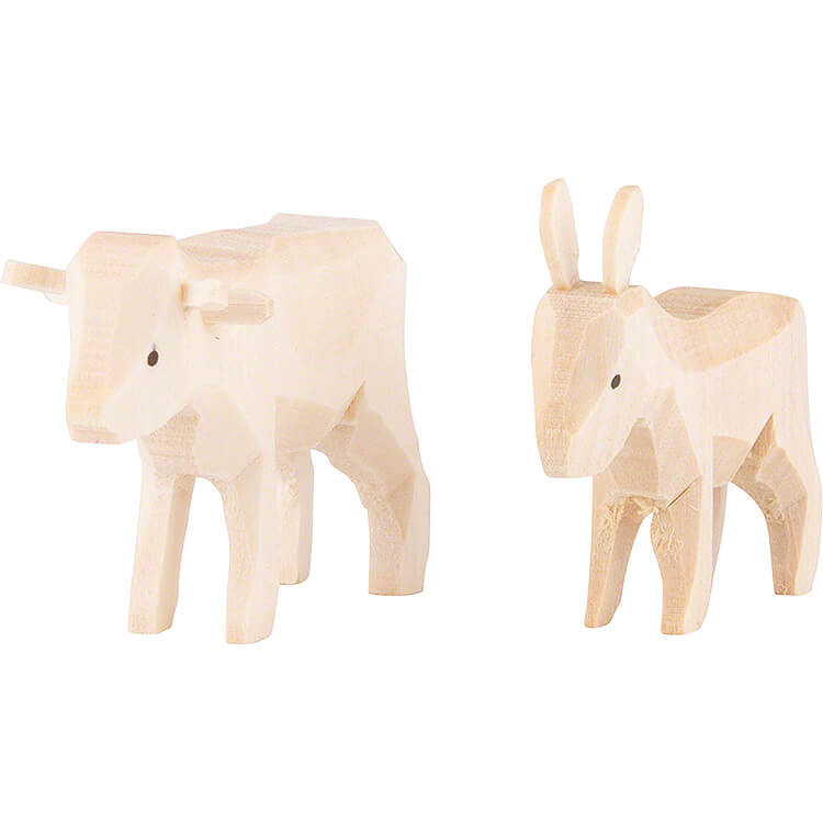 Thiel - Figuren Ochse und Esel  -  natur  -  3,5cm