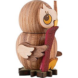 Owl Child with Ski - 4 cm / 1.6 inch