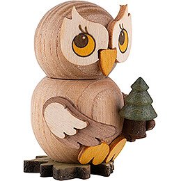 Owl Child with Tree - 4 cm / 1.6 inch