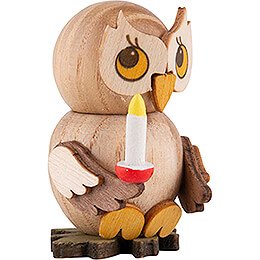 Owl Child with Candle - 4 cm / 1.6 inch