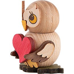 Owl Child with Heart - 4 cm / 1.6 inch