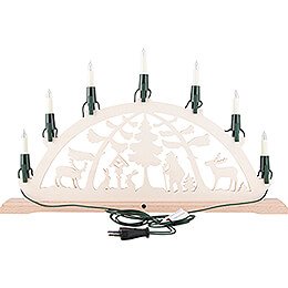 NARVA Candle Arch Chain with 7 Small Shaft Bulbs