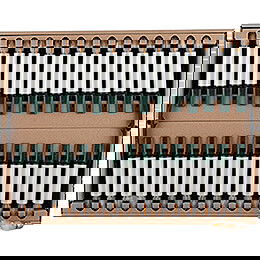 NARVA Auenlichterkette mit 30 Perlmuttschaftkerzen - LED
