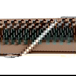 NARVA Schwibbogenkette mit 10 Riffelkerzen - LED