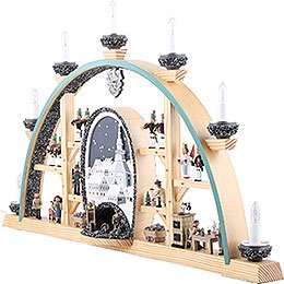 Candle Arch - Scenes From the German Erzgebirge - 72x41 cm / 28x16 inch