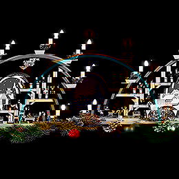 Candle Arch - Scenes From the German Erzgebirge - 72x41 cm / 28x16 inch