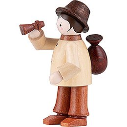 Thiel-Figur Spion mit Fernglas - natur - 5,5 cm