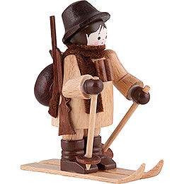 Thiel-Figur Wildhter auf Ski - natur - 6 cm