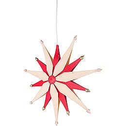 Window Picture - Christmas Star Natural - 47 cm / 18.5 inch