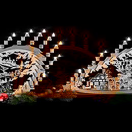 Candle Arch -Winter Children - 67x42x15 cm / 26x16.5x6 inch