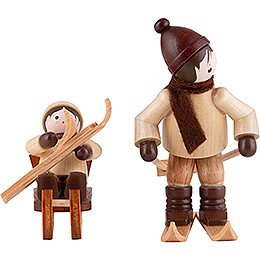 Thiel Figurines - Mountain Rescue - natural - Set of Two - 6 cm / 2.4 inch