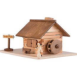 Smoking Hut - Old Mill with Wanderer - 10 cm / 4 inch