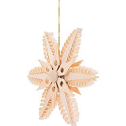 Tree Ornament - Wood Chip Star  - 12 cm / 4.7 inch