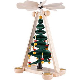1-Tier Pyramid with Level Christmas Tree - 40 cm / 15.7 inch