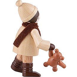 Thiel Figurine - Winter Child with Teddy - 6 cm / 2.4 inch