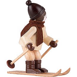 Thiel Figurine - Downhill Skier - natural - 6,5 cm / 2.6 inch