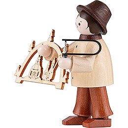 Thiel-Figur Schwibbogenhändler - natur - 5,5 cm