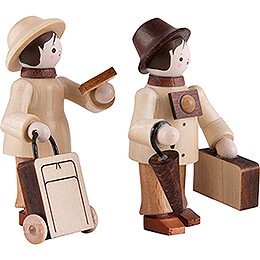 Thiel Figurines - Tourist Couple - natural - 6 cm / 2.4 inch