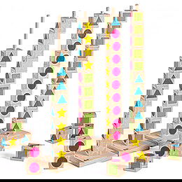 Educational Game Counting Towers - 8 cm / 3.1 inch