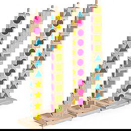 Educational Game Counting Towers - 8 cm / 3.1 inch