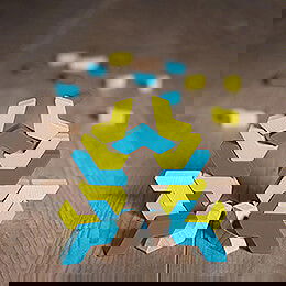 Building Blocks GeoBlox FlickFlack - 19 cm / 7.5 inch