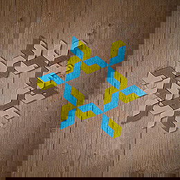 Building Blocks GeoBlox FlickFlack - 19 cm / 7.5 inch