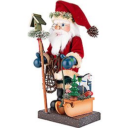 Nussknacker Weihnachtsmann mit Schlitten - 47 cm