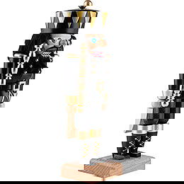 Nussknacker Knig schwarz - 27 cm