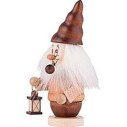 Smoker - Mini-Gnome with Lantern - 16,5 cm / 6,5 inch
