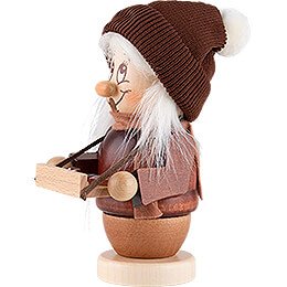 Smoker - Mini Gnome Striezel Girl - 13 cm / 5.1 inch