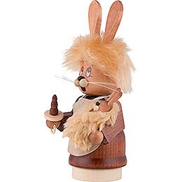 Smoker - Mini-Gnome Bunny Girl with Baby - 16 cm / 6.3 inch
