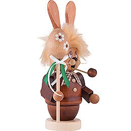 Smoker - Mini-Gnome Bunny with Stick - 16 cm / 6.3 inch