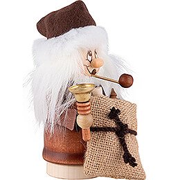 Räuchermännchen Miniwichtel Weihnachtsmann mit Glocke - 15,5 cm