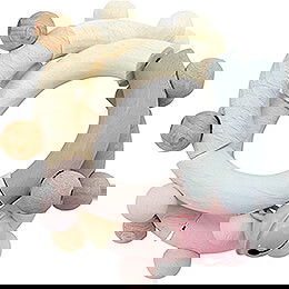 Motoric Skills Rattle Eight, Natural Pink - 16,5 cm / 6.5 inch