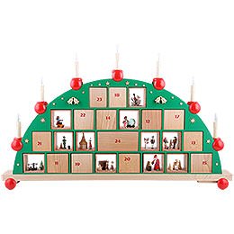Candle Arch - Advent Calendar - 48x76 cm / 19x30 inch