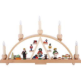 Candle Arch - Christmas at Seiffen - 19x11 inch - 48x28 cm / 11 inch