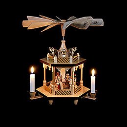 2-stöckige Pyramide Christi Geburt - 32 cm