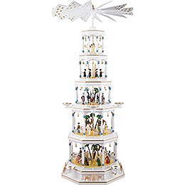 5-Tier Pyramid - Nativity with Musical Mechanism - 123 cm / 9.1 inch